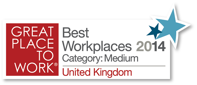 GPTW art - MarketMakers is named 34th Best Workplace in the UK