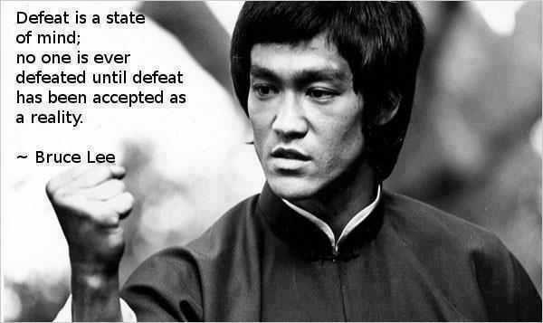 bruce lee defeat quote - What makes a good inside sales team?