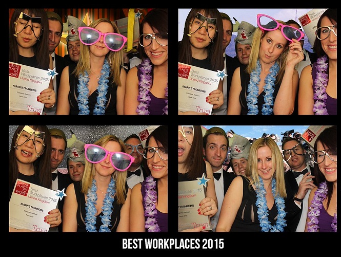 BWPPHOTOBOMB - MarketMakers are officially the 21st Best Workplace in the UK!