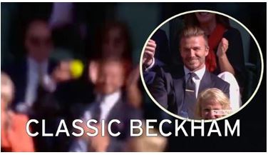 beckham - Traditional Wimbledon Advertising is Still a Winner!