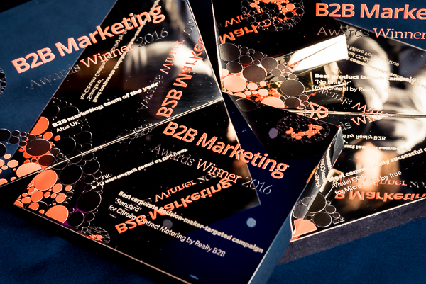 B2B Marketing awards 1 - They did it! Our friends at Really B2B celebrate three wins at the B2B Marketing Awards.