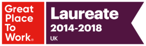 GPTW Laureate 2018 300x95 - We have made The Best Workplaces’ list for the 5th year running!