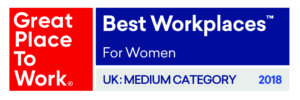 GPTW Best Workplaces For Women Medium UK CMYK 300x100 - We are one of the Best Workplaces for Women 2018!