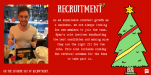 7 300x150 - The 12 days of Recruitment