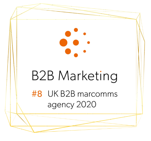 B2B Marketing’s Top UK Marcomms Agency 2020 1 - MarketMakers and Really B2B have ranked 8th in the B2B Marketing’s Top UK Marcomms Agency 2020!